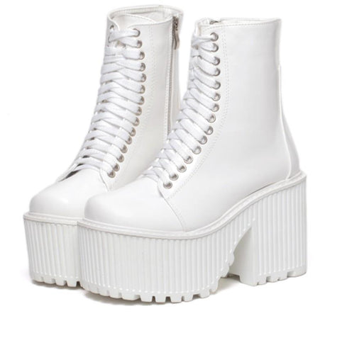 Gothic High Heel Creepers Shoes