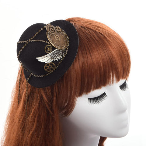 Gothic Gears Wing Chain Head Wear