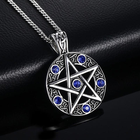Vintage Pentagram Gothic Necklace