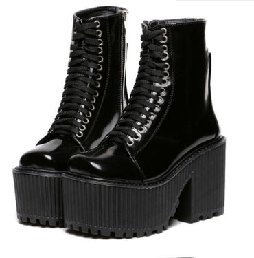 Gothic High Heel Creepers Shoes